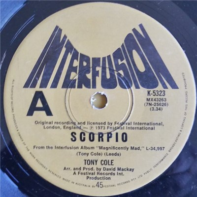 Tony Cole - Scorpio download mp3 flac