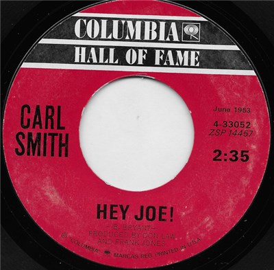 Carl Smith - Hey Joe! / Loose Talk download mp3 flac