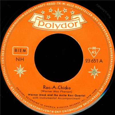 Warner Mack And The Anita Kerr Quartet - Roc-A-Chicka / Since I Lost You download mp3 flac