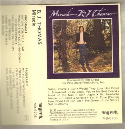 B.J. Thomas - Miracle download mp3 flac