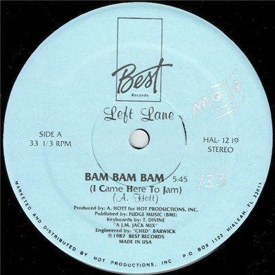 Left Lane - Bam Bam Bam (I Came Here To Jam) download mp3 flac