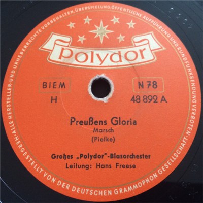 Hans Freese - Preußens Gloria / Königgrätzer-Marsch download mp3 flac