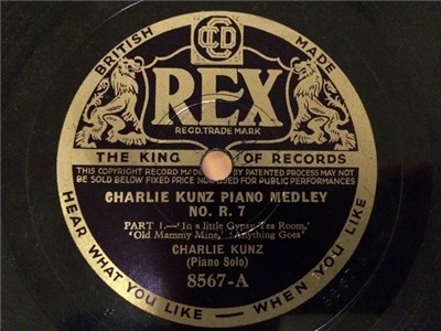 Charlie Kunz - Charlie Kunz Piano Medley No. R. 7 download mp3 flac
