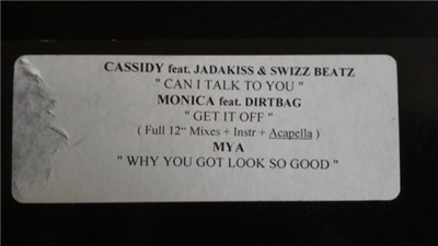 Cassidy / Monica / Mya - Get It Off / Can I Talk To You / Why You Got Look So Good download mp3 flac