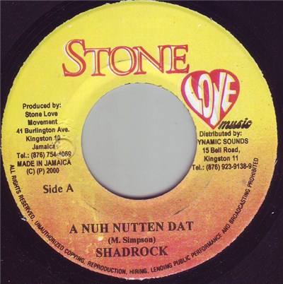 Shadrock - A Nuh Nutten Dat download mp3 flac