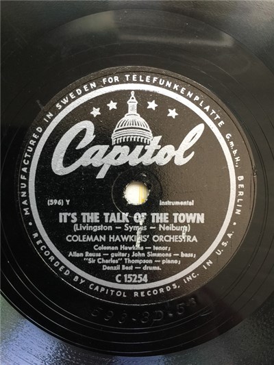 Coleman Hawkins' Orchestra - Stuffy / It's The Talk Of The Town download mp3 flac