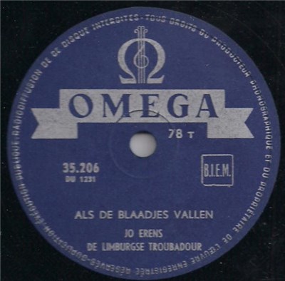 Jo Erens De Limburgse Troubadour - Als de Blaadjes Vallen / Het Krutske download mp3 flac