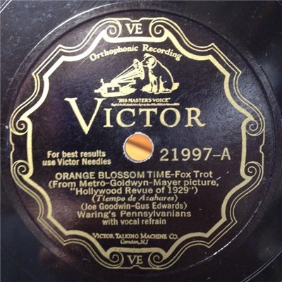Waring's Pennsylvanians / Nat Shilkret And The Victor Orchestra - Orange Blossom Time / Nobody But You download mp3 flac