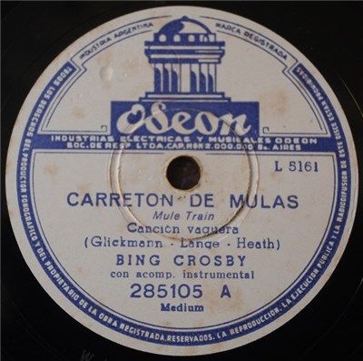 Bing Crosby - Carretón De Mulas / Corazones Amantes... download mp3 flac