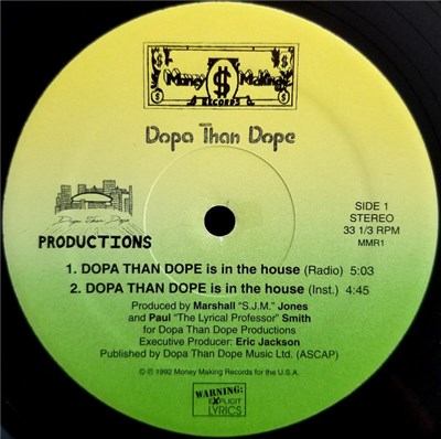 Dopa Than Dope - Dopa Than Dope Is In The House download mp3 flac
