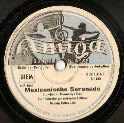 Kurt Hohenberger Und Seine Solisten - In Der Bar Nebenan / Mexicanische Serenade download mp3 flac