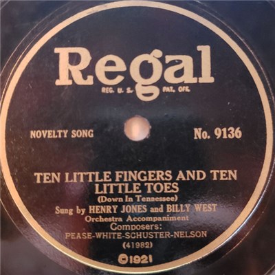 Henry Jones and Billy West / Henry Jones - Ten Little Fingers And Ten Little Toes (Down In Tennessee) / I Wonder Who (You're Calling Sweetheart) download mp3 flac