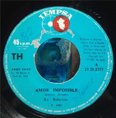 La Solución - Amor Imposible / Rueda Que Te Rueda download mp3 flac