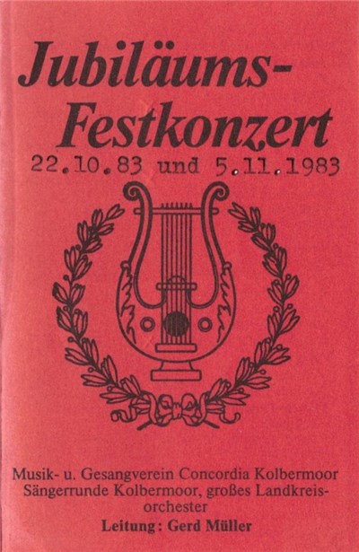 Musik- Und Gesangsverein Concordia Kolbermoor, Sängerrunde Kolbermoor - Jubiläums-Festkonzert download mp3 flac