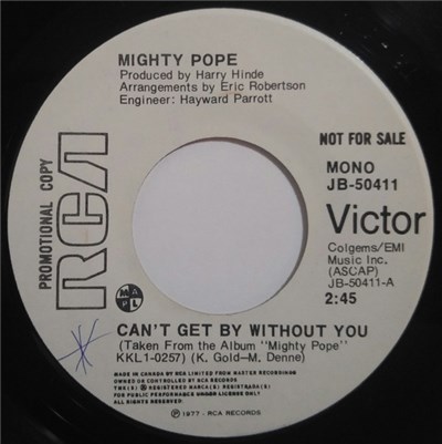 The Mighty Pope - Can't Get By Without You / Tower Of Strength download mp3 flac