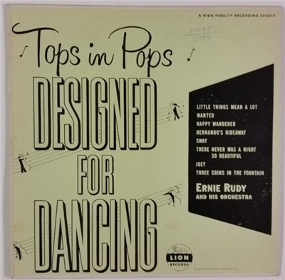 Ernie Rudy And His Orchestra - Designed For Dancing—Tops In Pops download mp3 flac