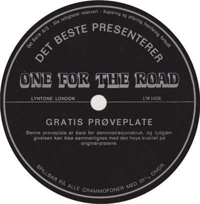 Various - One For The Road download mp3 flac