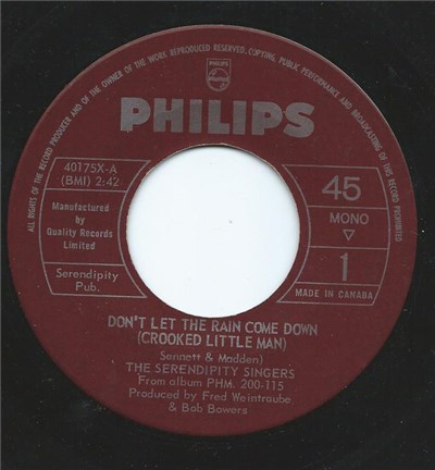 The Serendipity Singers - Don't Let The Rain Come Down (Crooked Little Man) download mp3 flac