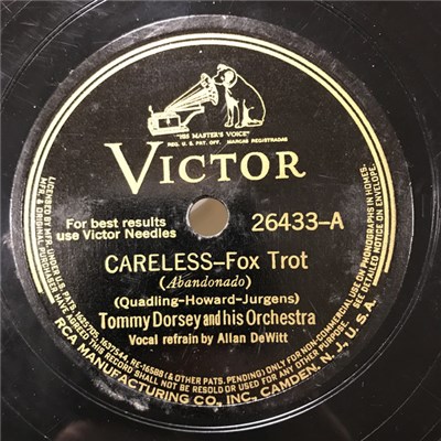 Tommy Dorsey And His Orchestra - Careless / Darn That Dream download mp3 flac