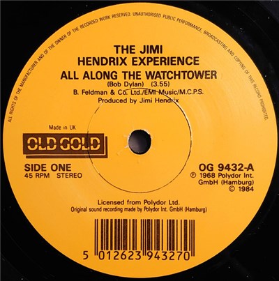 The Jimi Hendrix Experience - All Along The Watchtower download mp3 flac