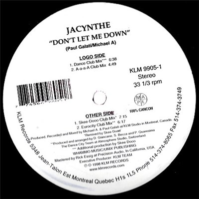 Jacynthe - Don't Let Me Down download mp3 flac