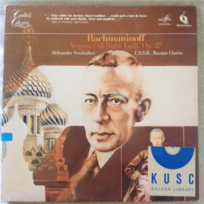 Alexander Sveshnikov, U.S.S.R. Russian Chorus - Rachmaninoff Vespers (All-Night Vigil), Op. 37 download mp3 flac