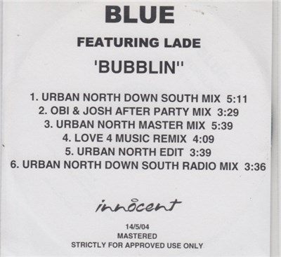 Blue - Bubblin download mp3 flac