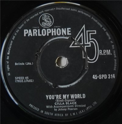 Cilla Black - You're My World download mp3 flac