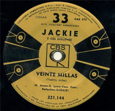 Jackie Y Los Ciclones - Veinte Millas / Dile download mp3 flac
