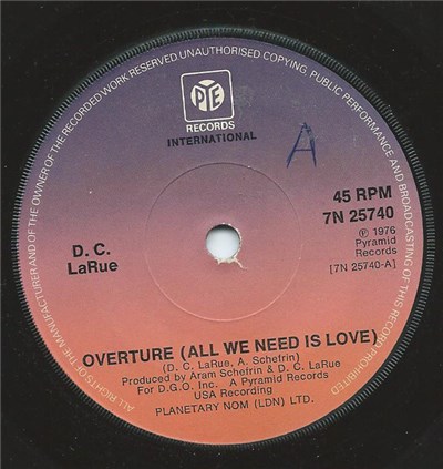 D.C. LaRue - Overture (All We Need Is Love) download mp3 flac