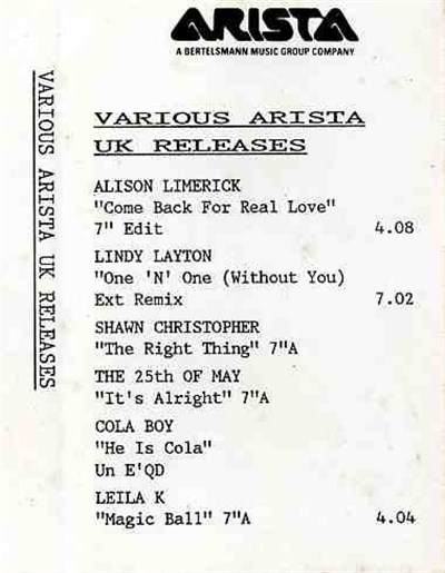 Various - Various Arista UK Releases download mp3 flac