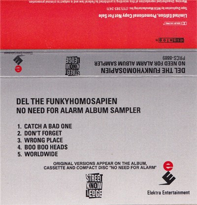 Del Tha Funkee Homosapien - No Need For Alarm download mp3 flac