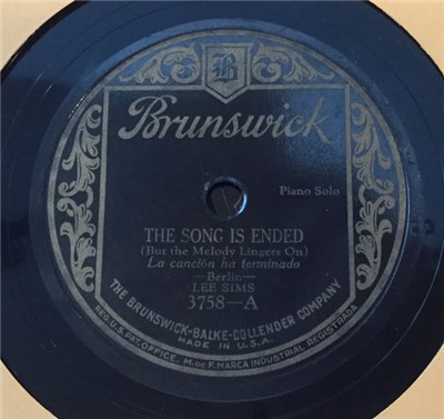 Lee Sims - The Song Is Ended / Among My Souvenirs download mp3 flac