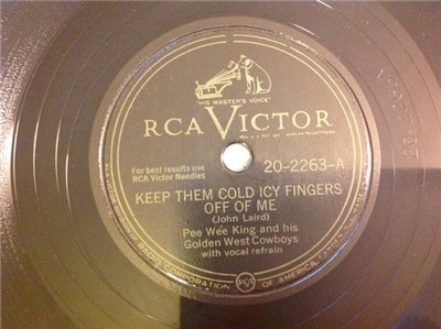 Pee Wee King And His Golden West Cowboys - Keep Them Cold Icy Fingers Off Of Me / Kentucky Waltz download mp3 flac