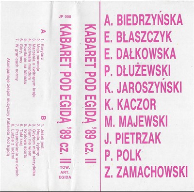 Kabaret Pod Egidą - Kabaret Pod Egidą '89 cz. II download mp3 flac