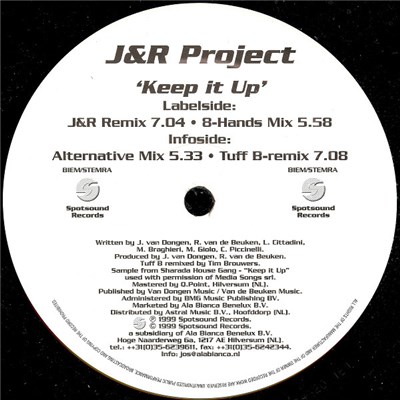 J&R Project - Keep It Up download mp3 flac