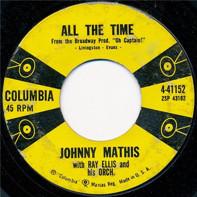 Johnny Mathis - All The Time / Teacher, Teacher download mp3 flac