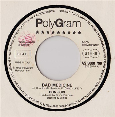 Bon Jovi / Lisa Hunt - Bad Medicine / Something Strong download mp3 flac