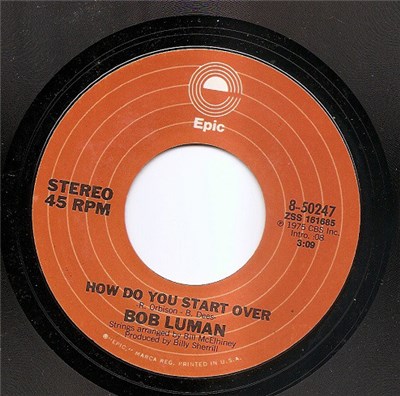 Bob Luman - Red Cadillac And Black Mustache / How Do You Start Over download mp3 flac