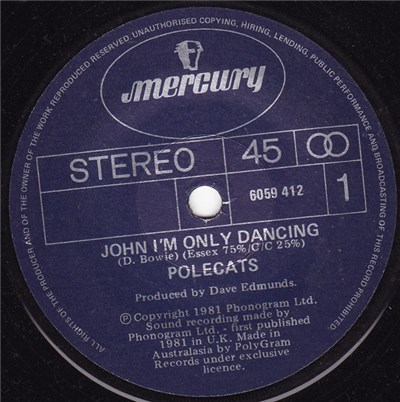 Polecats - John I'm Only Dancing download mp3 flac