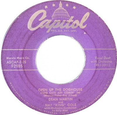Dean Martin And Nat "King" Cole - Open Up The Doghouse (Two Cats Are Comin' In) / Long, Long Ago download mp3 flac