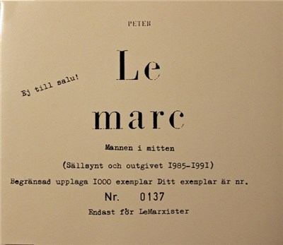 Peter LeMarc - Mannen I Mitten (Sällsynt Och Outgivet 1985-1991) download mp3 flac