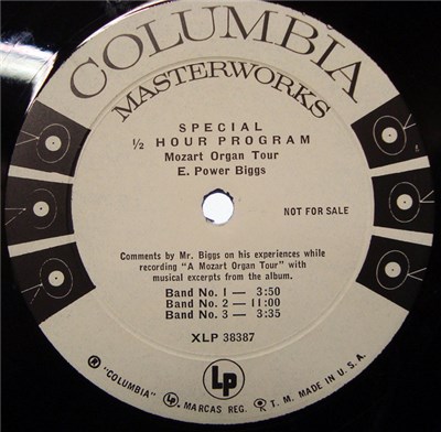 E. Power Biggs, Camerata Academica Salzburg, Bernhard Paumgartner - Promotional Interviews And Musical Excerpts For Four Albums Of 1955/1956 download mp3 flac