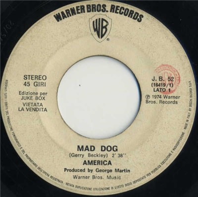 America / John Allan Et Les Africa Queens - Mad Dog / Good Bye Mama download mp3 flac