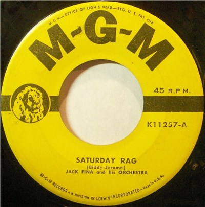 Jack Fina And His Orchestra - Saturday Rag / South download mp3 flac