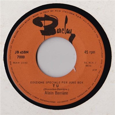 Alain Barrière - Tu download mp3 flac