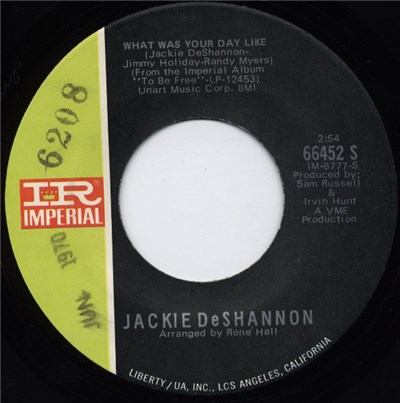 Jackie DeShannon - What Was Your Day Like download mp3 flac