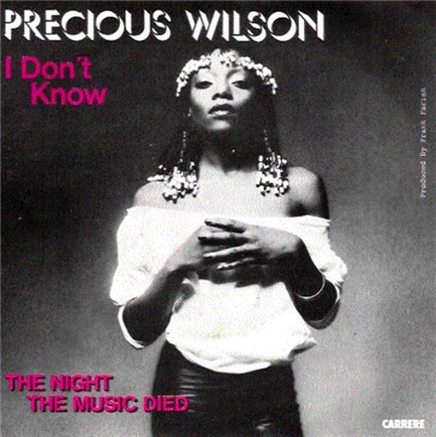 Precious Wilson - I Don't Know / The Night The Music Died download mp3 flac