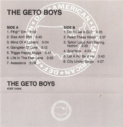 The Geto Boys - The Geto Boys download mp3 flac