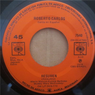 Roberto Carlos - Resumo / Yo Te Recuerdo download mp3 flac